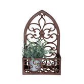 Hectarul - Jardiniera ruginie din otel turnat Window Elipse Esschert Design